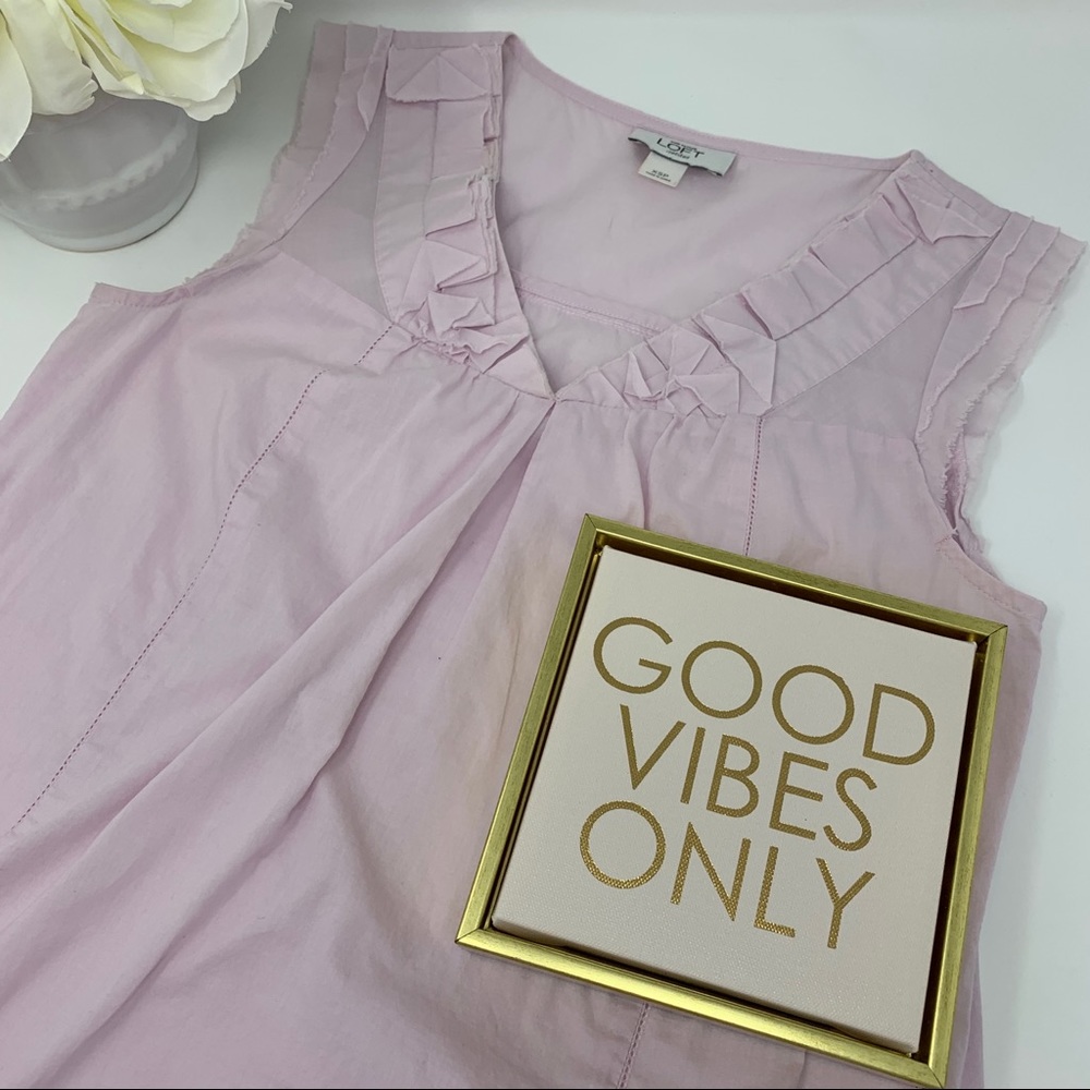 LOFT • Ann Taylor Petites, Blush Blouse • Size XSP